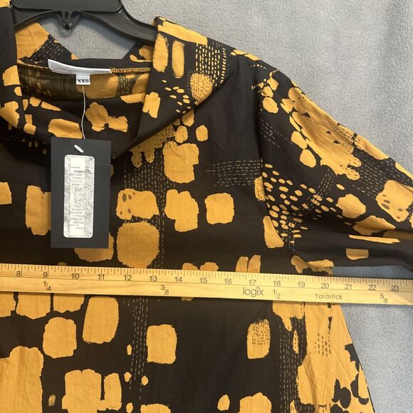 NWT Bryn Walker Etta Organic Cotton Poplin Cowl Neck Tunic Top Size XXS Artsy - Picture 9 of 9